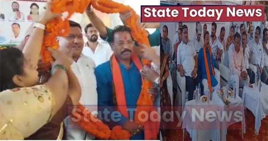 भाजपा विधायक चैतराम अटामी का किरंदुल में भव्य स्वागत, ट्यूबलर स्ट्रीट लाइट कार्य का किया लोकार्पण