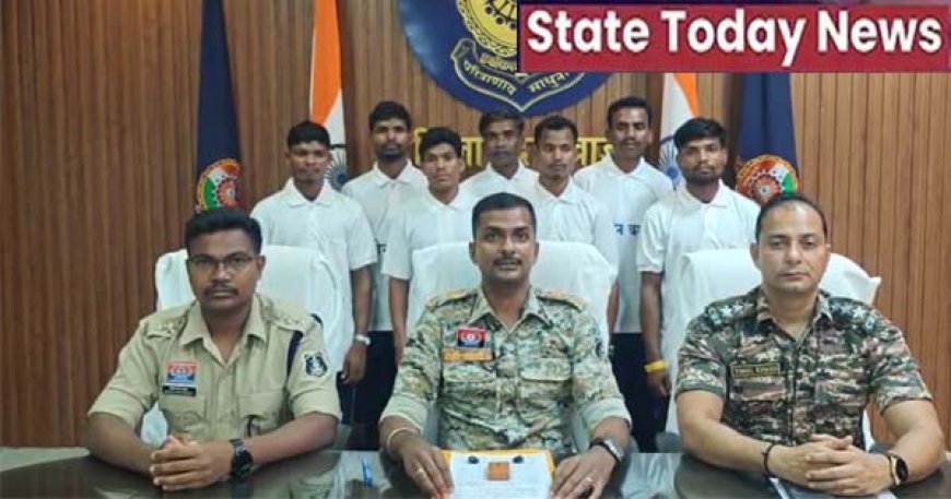 दंतेवाड़ा में "लोन वर्राटू" अभियान को मिली एक और बड़ी सफलता, सात माओवादियों ने किया आत्मसमर्पण